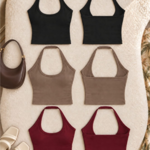 Top Halter Open Back