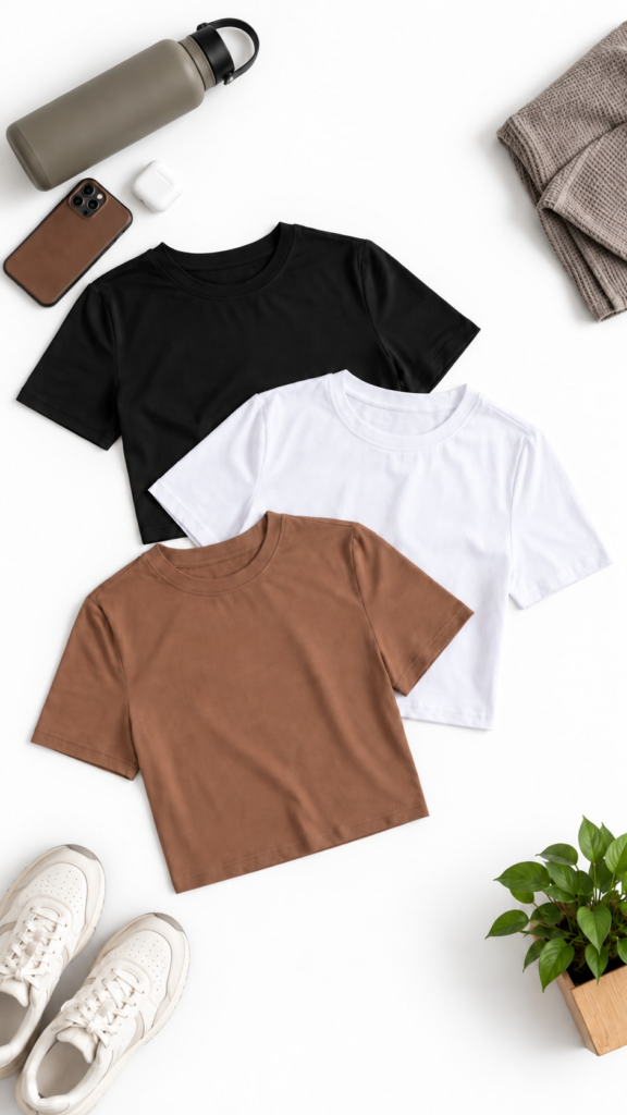 Remera Corta Essential Soft